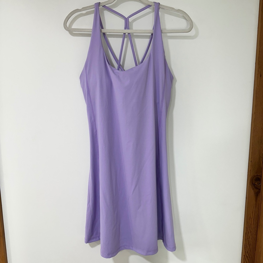 Alyth Gravity Active Tennis Dress Womens XL Purple Criss Cross | Sporty